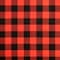 Red & Black Buffalo Check Cotton Fabric Mini Bolt by Loops & Threads®